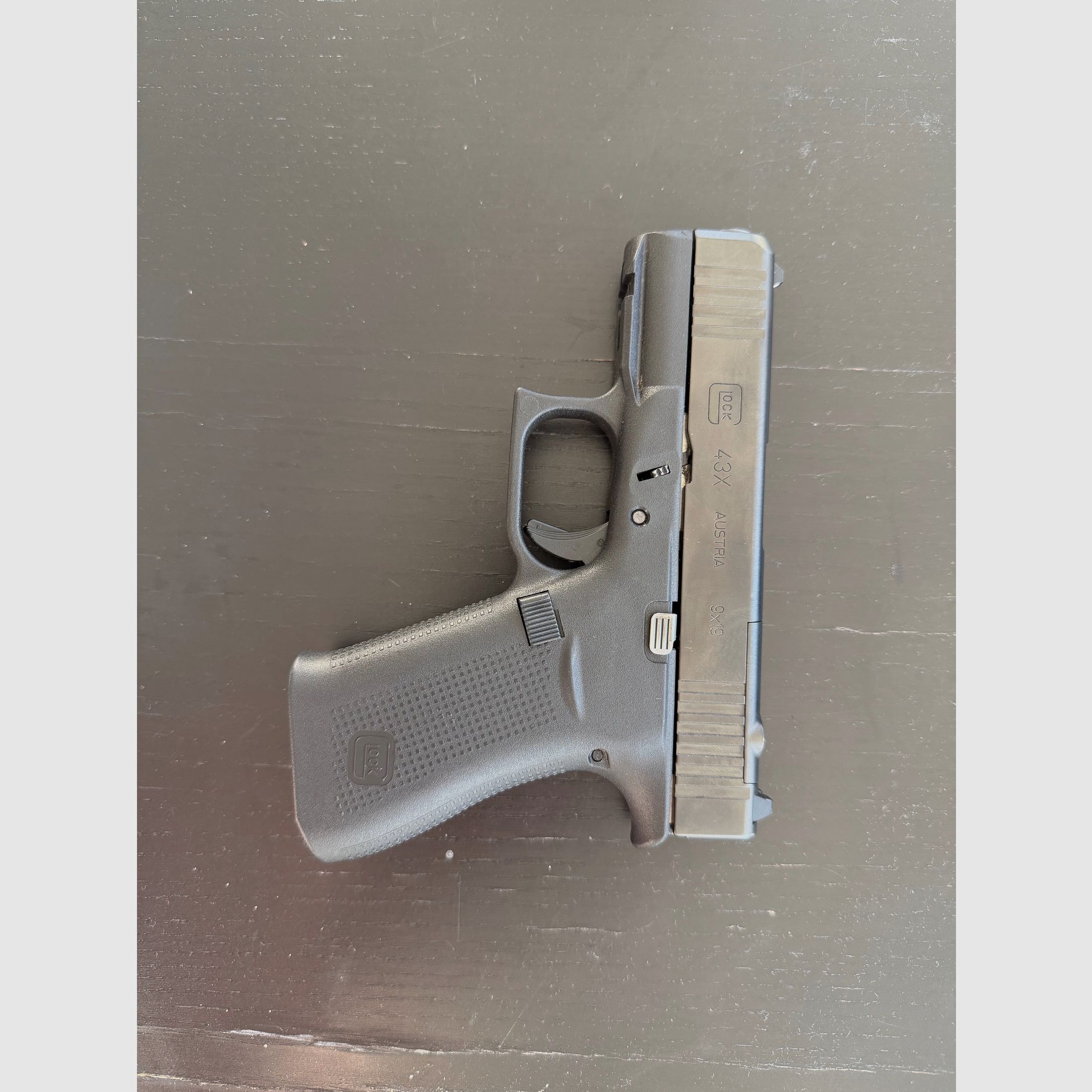 Glock 43X MOS Pistole– Kal. 9 mm Luger – inkl. Safariland 7371 (7TS ALS) Paddleholster