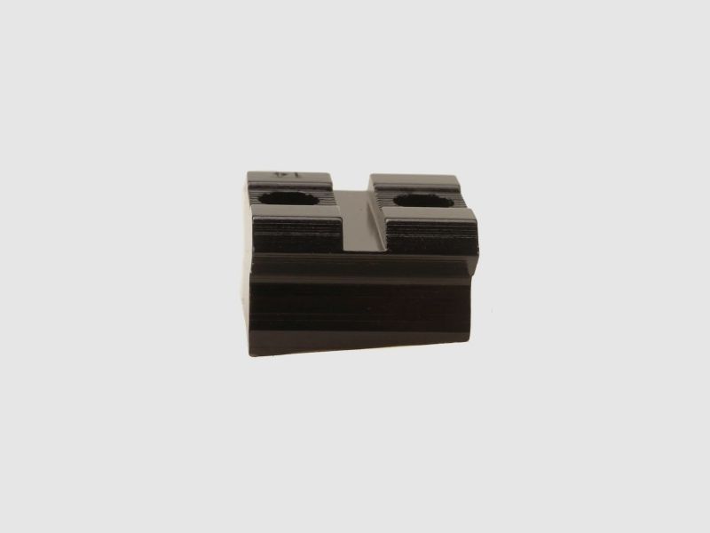 Weaver Top-Mount Base #14 glänzend schwarz f. Savage u.w.