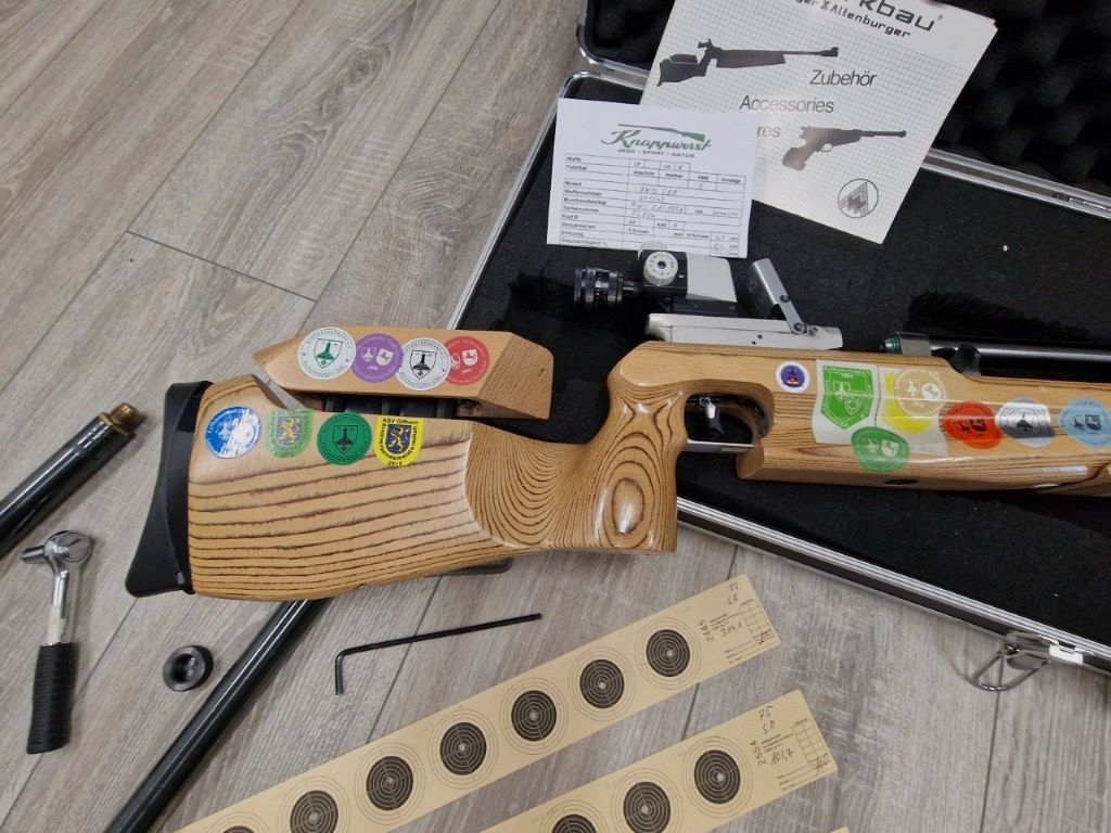 Feinwerkbau Match air rifle C 60 with lots of accessories, overhaul 2024!