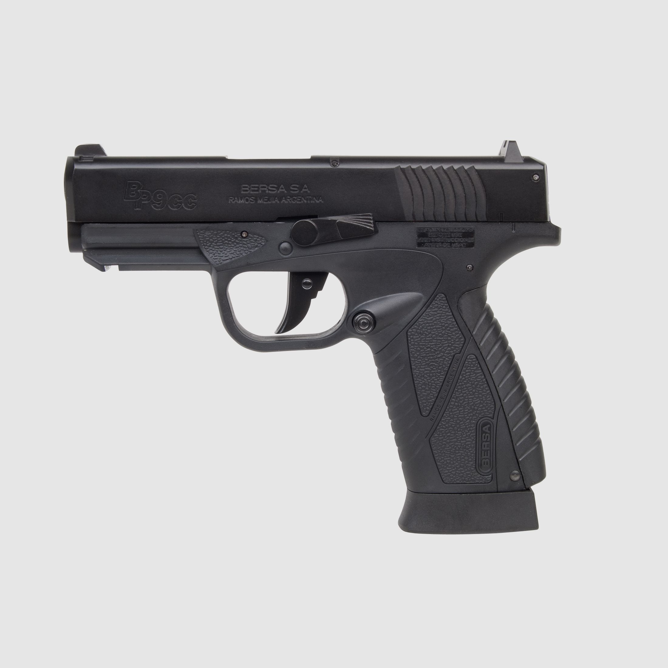 Bersa BP9CC Noir 4,5mm BB - Air comprimé Co2 Non BlowBack