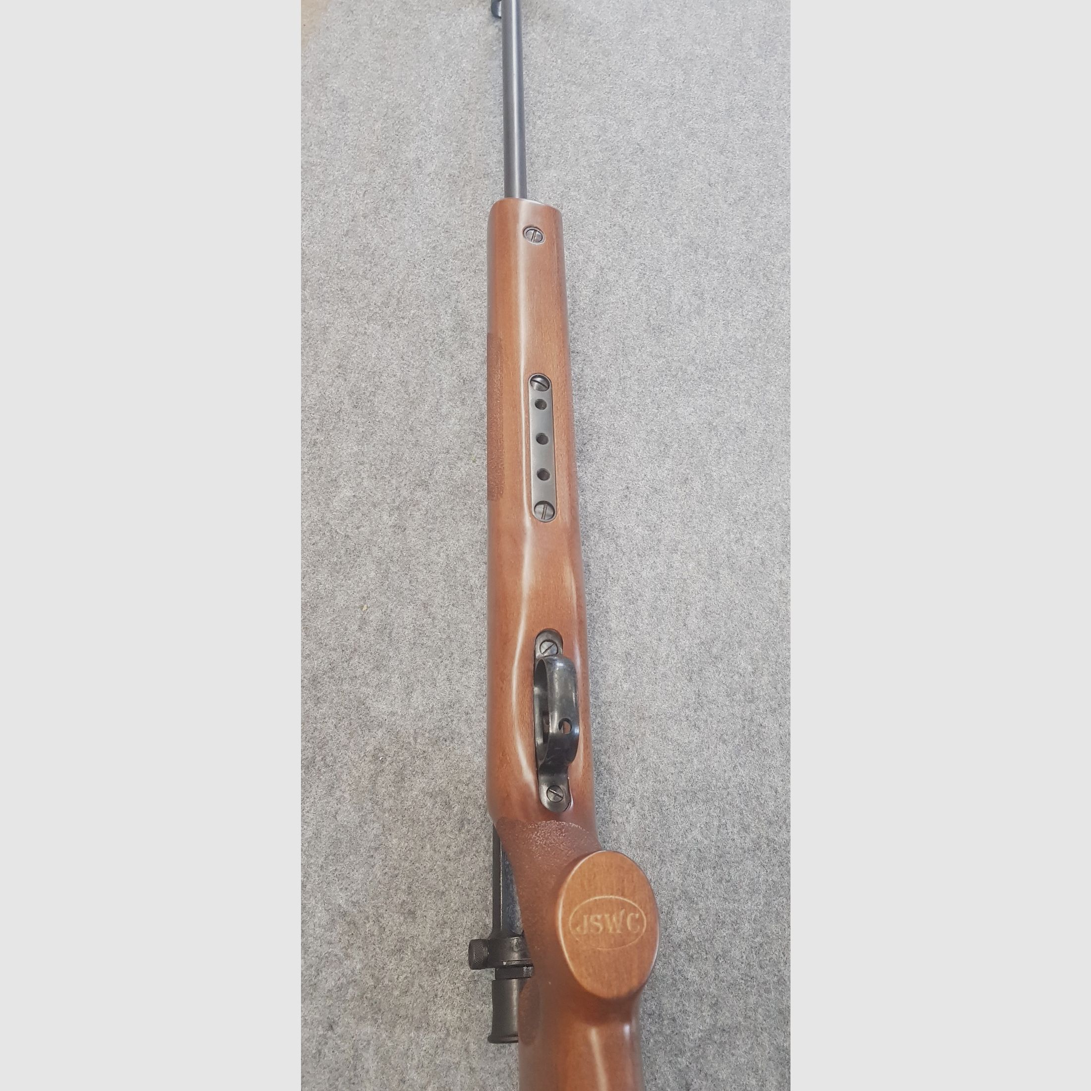 Raro de Suhl carabina de aire comprimido Haenel Mod. IV/M en buen estado restaurado, palanca superior 4M cal. 4,5mm diabolo