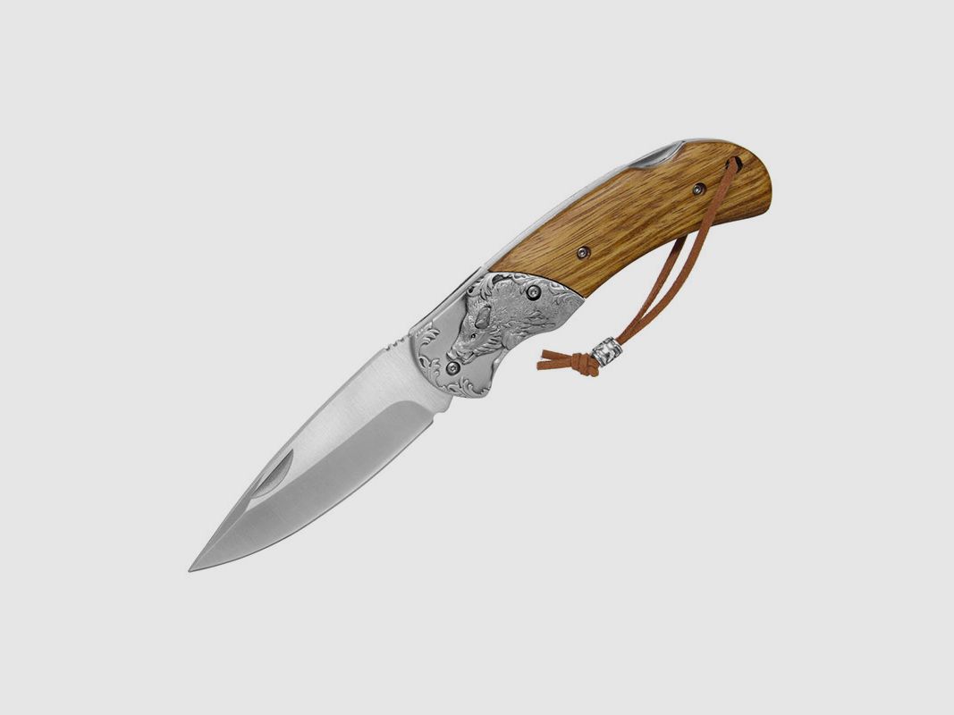 ALBAINOX – FOLDING KNIFE WOOD HANDLE | WILD BOAR | BLADE CM 9.5, image 1 of 4