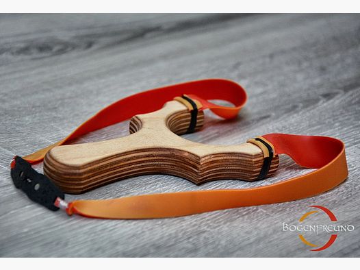 Bogenfreund Slingshot CNC Summer Power mit Stahlkugeln