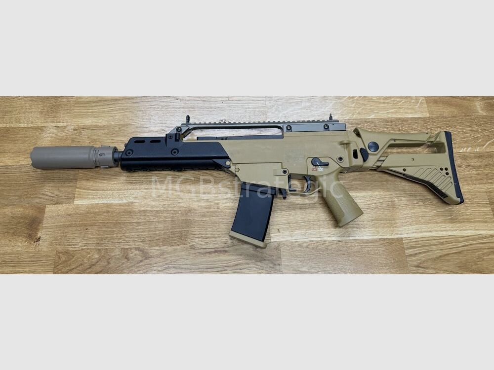 Heckler & Koch MGB243C Limited Edition semi-automatic rifle .223Rem HK243 in "G36C" barrel length Limited Edition by MGB - fixed stock - civilian version of the H&K G36C