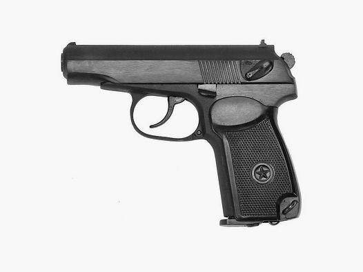 CO2 Pistole Baikal Makarov MP654K-59 GEN5 original KGB limitiert mit SchalldĂ¤mpfergewinde Kaliber 4,5 mm BB (P18)