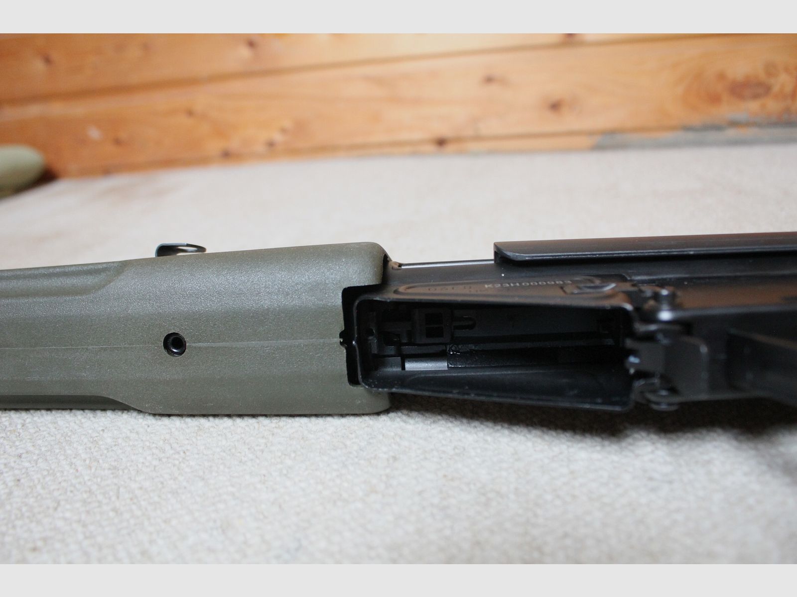Ungeschossenes Umarex VFC Co2 G3 Ausf. G3A4 mit Original H&K Griff, Ladehebel, Schubschaft + Trapez Handschutz