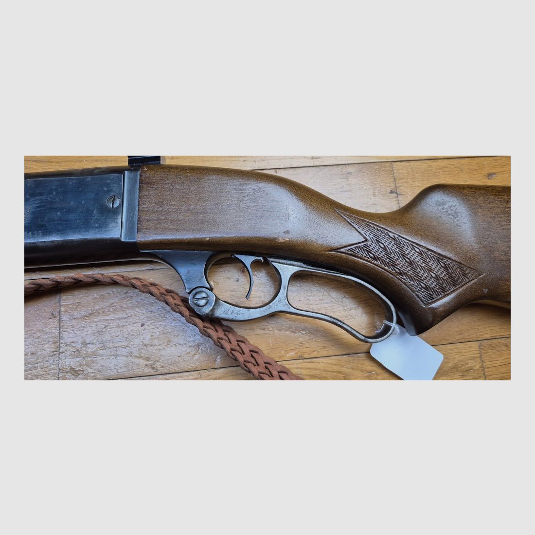 Interessante Savage 99E Series A Büchse – Exzellente Kal. 243 Win – Ein Star der Unterhebelrepetierer – Kapazität 5+1 – Außen oxidiert, aber verdient ein Nachbrünieren – Ausgezeichneter mechanischer Zustand und Holz – Sehr schöner Lauf, absolut spiegelnd – „Optic ready“ – Eine gute Gelegenheit, sich selbst eine Freude zu machen!, Bild 23 von 28
