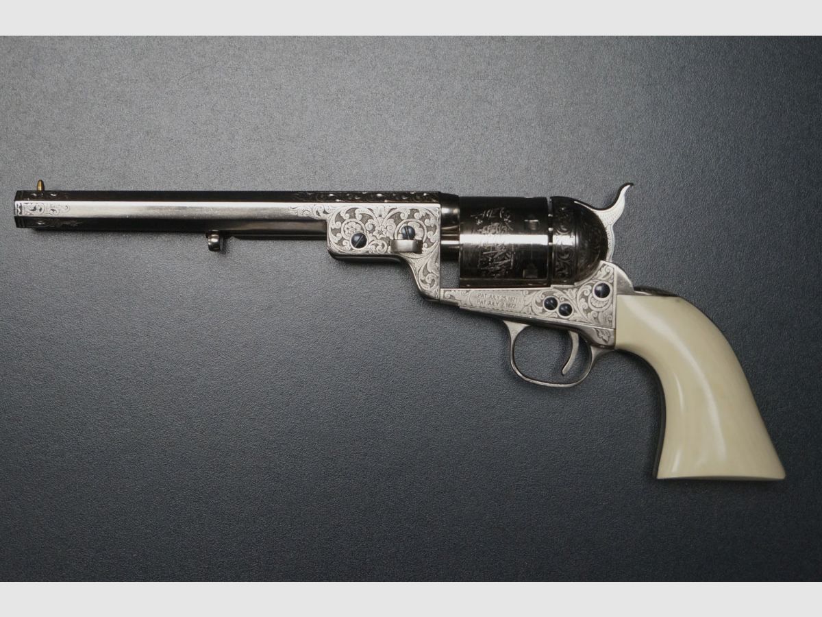 Uberti Richard-Mason Navy Nichelato Inciso, immagine 9 di 9