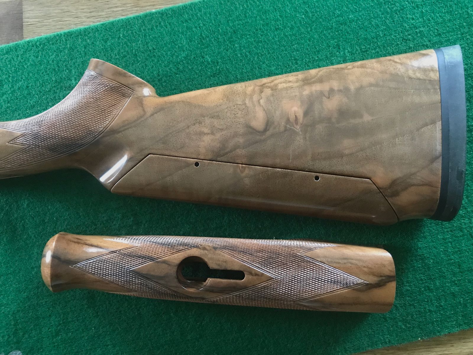 Krieghoff K80 Sporting Schaftset voor voor- en achterste schouderstuk met verstelbare schoudersteun