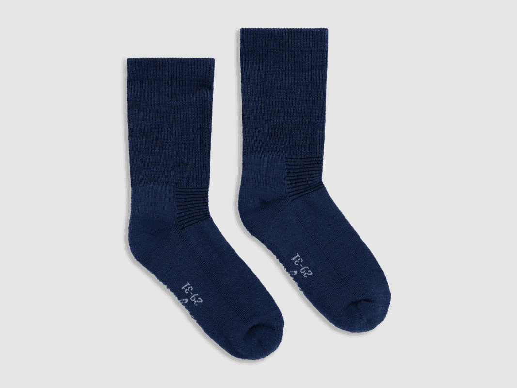 Bergans Essentials Mid Merino Sock Junior 3-pack Marineblauw 29-31