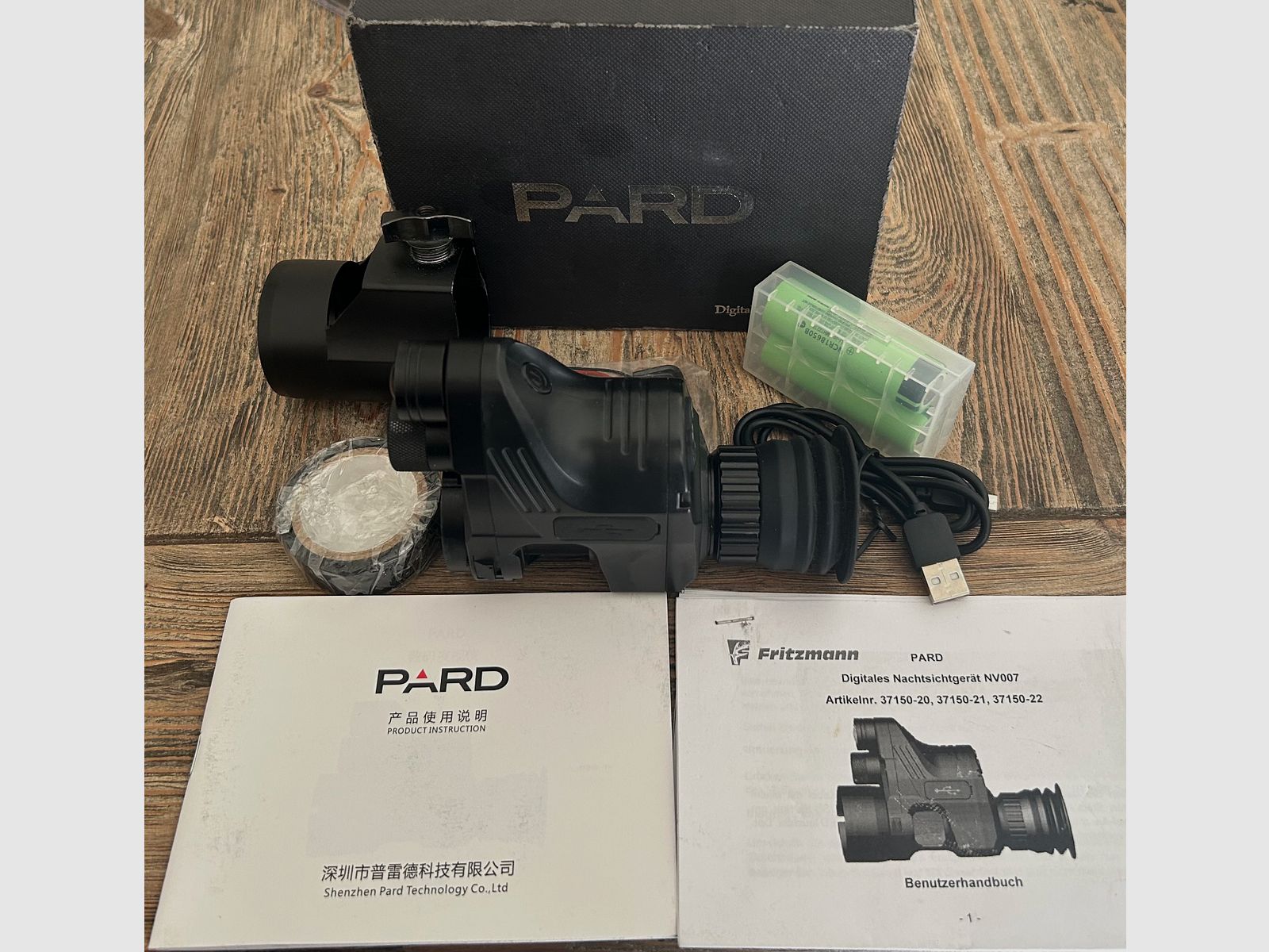 PARD NV007 mit Adapter Swarovski Z6i u. Zubehör 