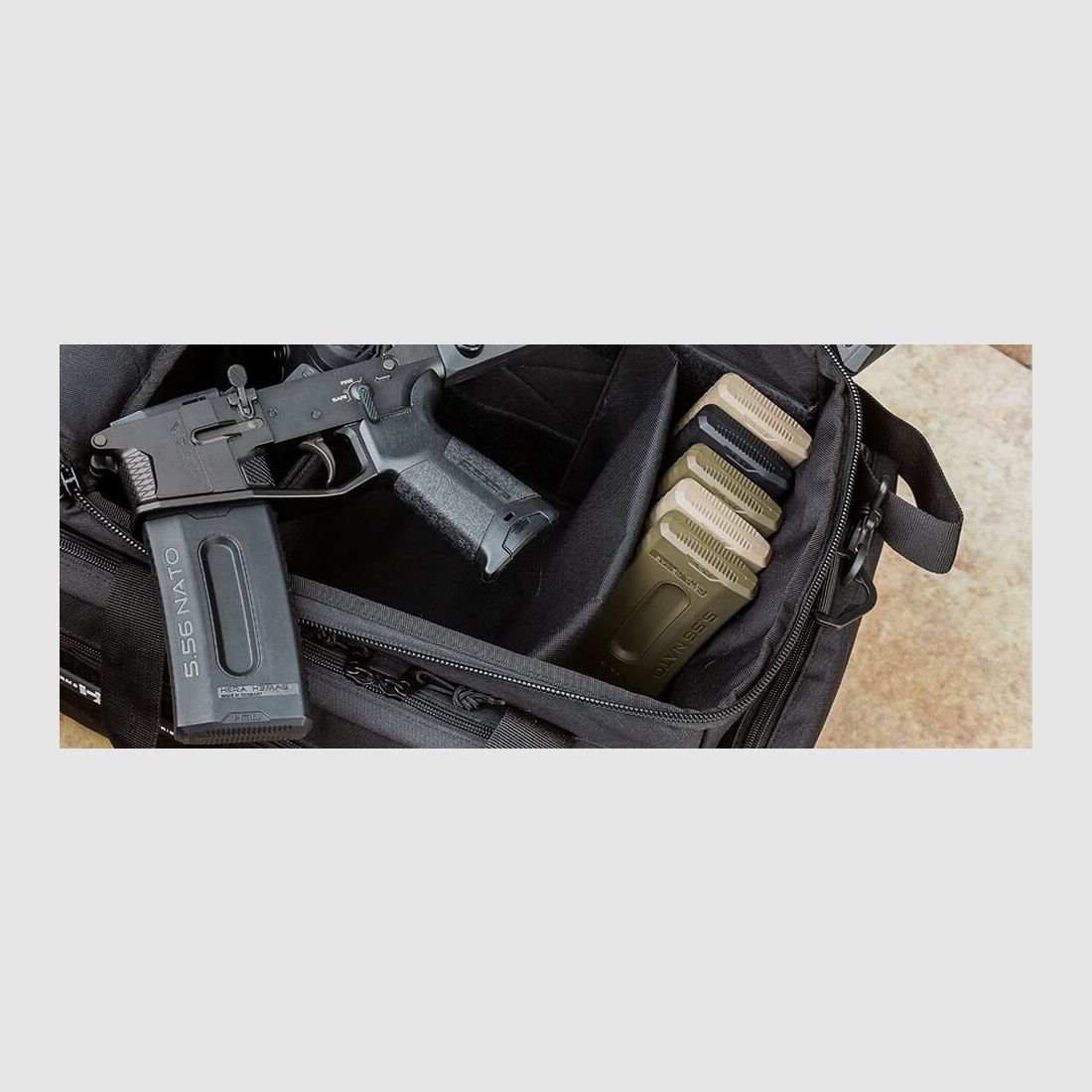 Borsa da tiro Hera Arms Velcro Rab nera