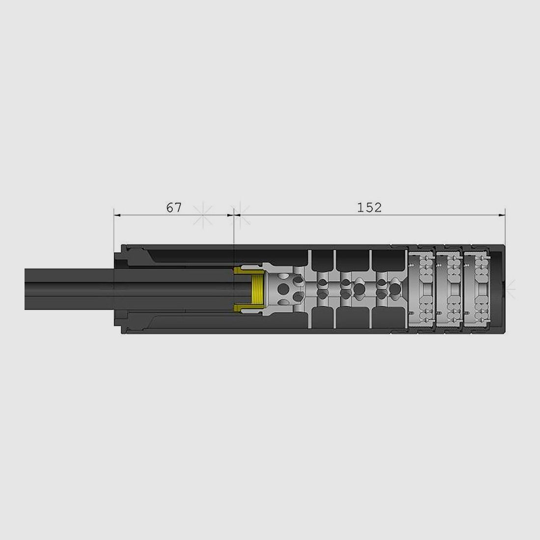 EP Arms Silencer Roto 50