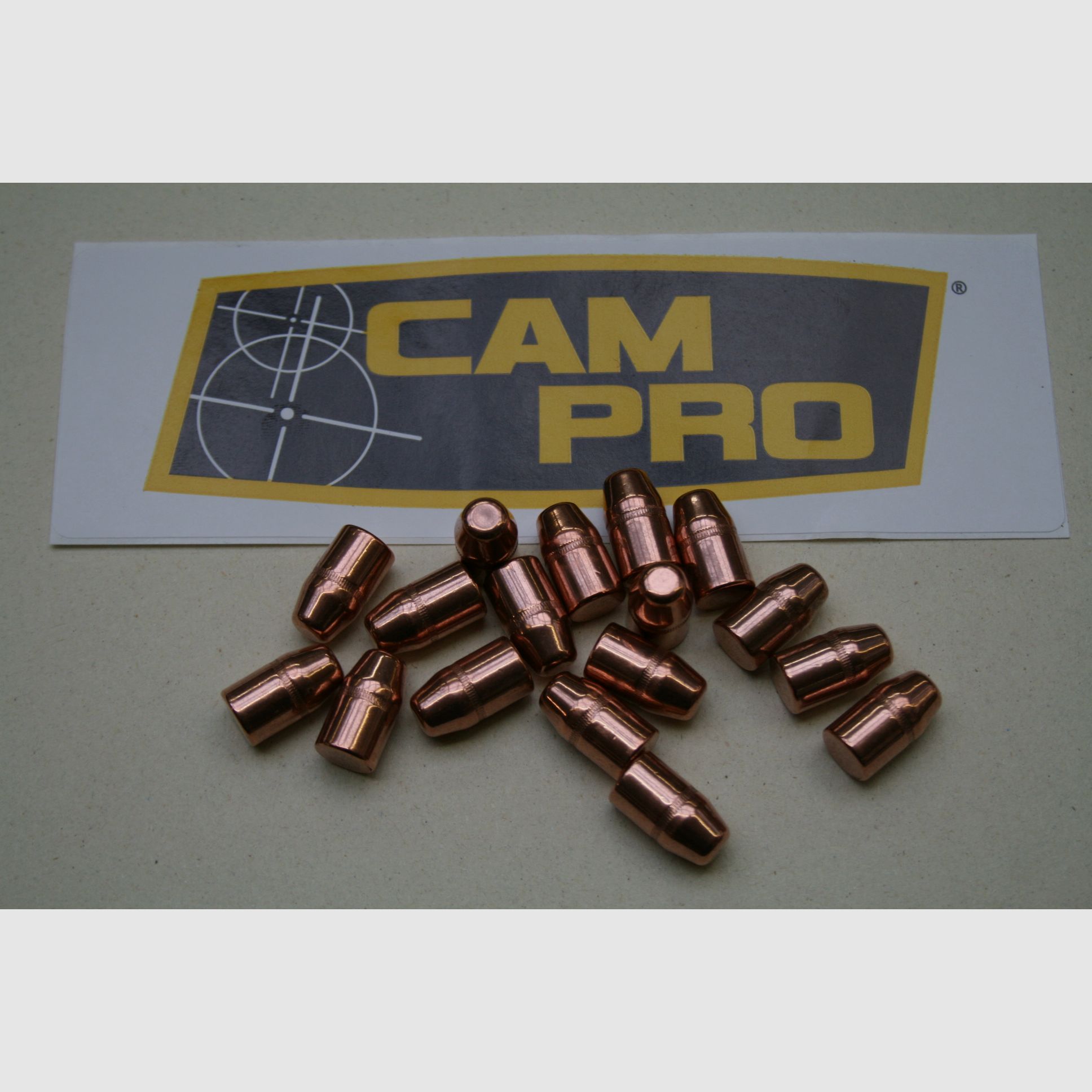 Ogives Cam Pro cal. 38/357 158 grains FCP TC Cuivrées par 500, image 1 sur 7