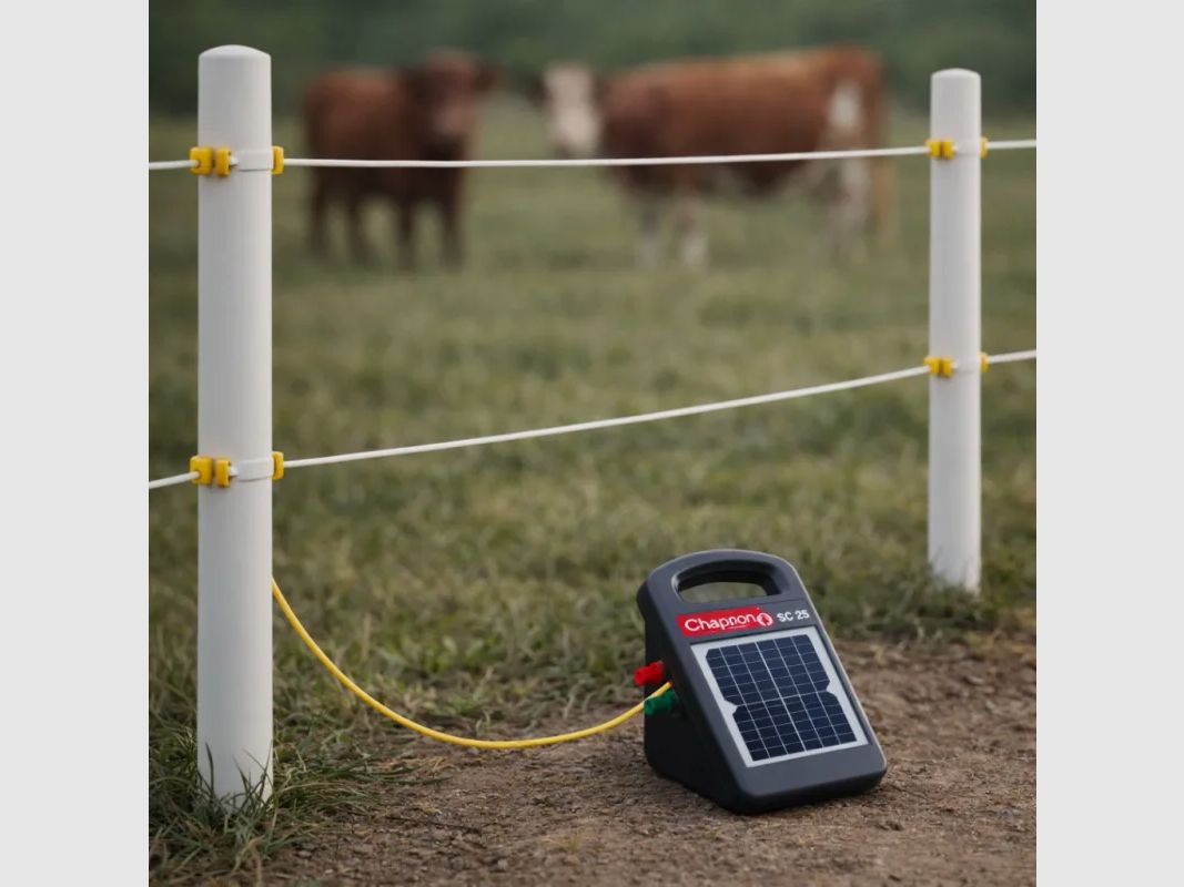 Solar-Elektrozaungerät SC25 Spannung 6200 V integrierter Akku, Bild 3 von 6