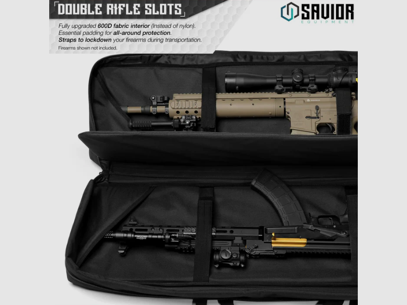 Savior – Sac de Fusil Double Urban Warfare / 55 Pouces / Vert, image 2 sur 4