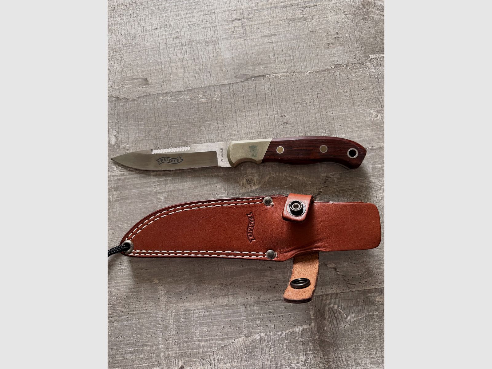 Walther Vintage cuchillo de caza, imagen 1 de 3