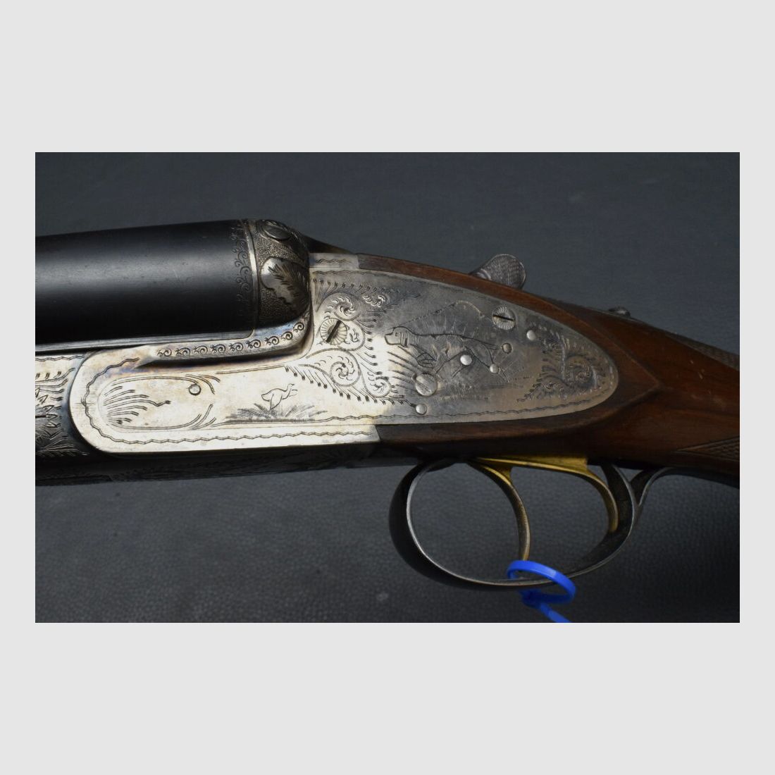 Verrou de côté double fusil avec durcissement coloré