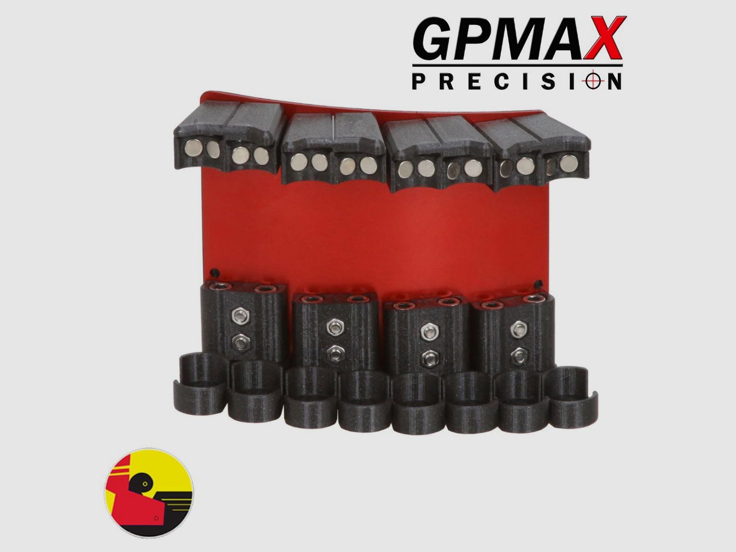 GP Max – BLOCCO 16 SHOOT BASE ZWART – Kal. 12 – Draagholster, afbeelding 5 van 6