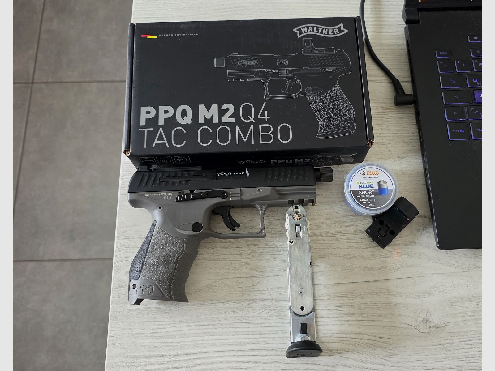 Umarex Walther PPQ M2 Q4 Tac Combo, image 1 sur 3