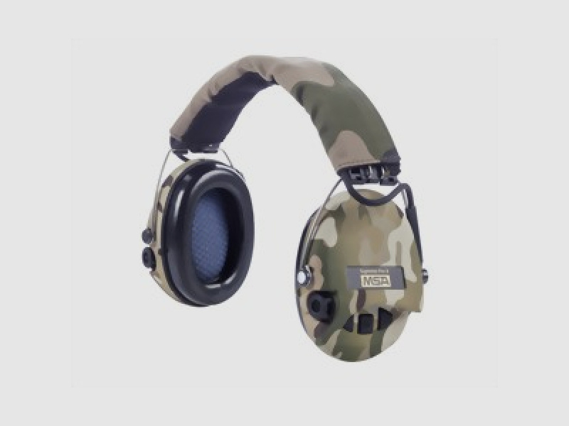 MSA Sordin Supreme Pro X LED Camo Desert Hearing Protection