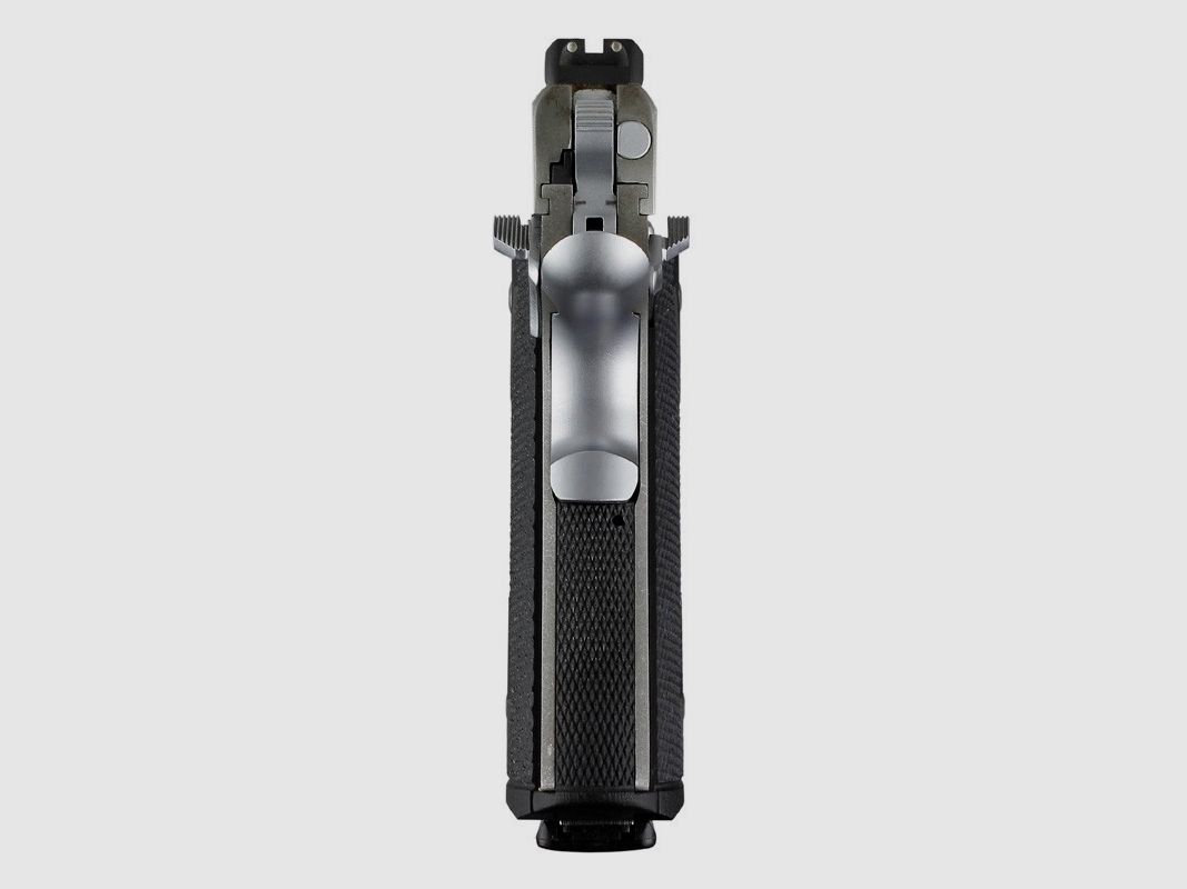 Hogue poignée avec puits de chargeur + logement du ressort principal G10 quadrillé Colt 1911, image 2 sur 3