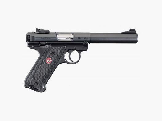 Ruger Pistole, Mark IV Target, .22 LR, Blued, 5.50", 10 Schuss