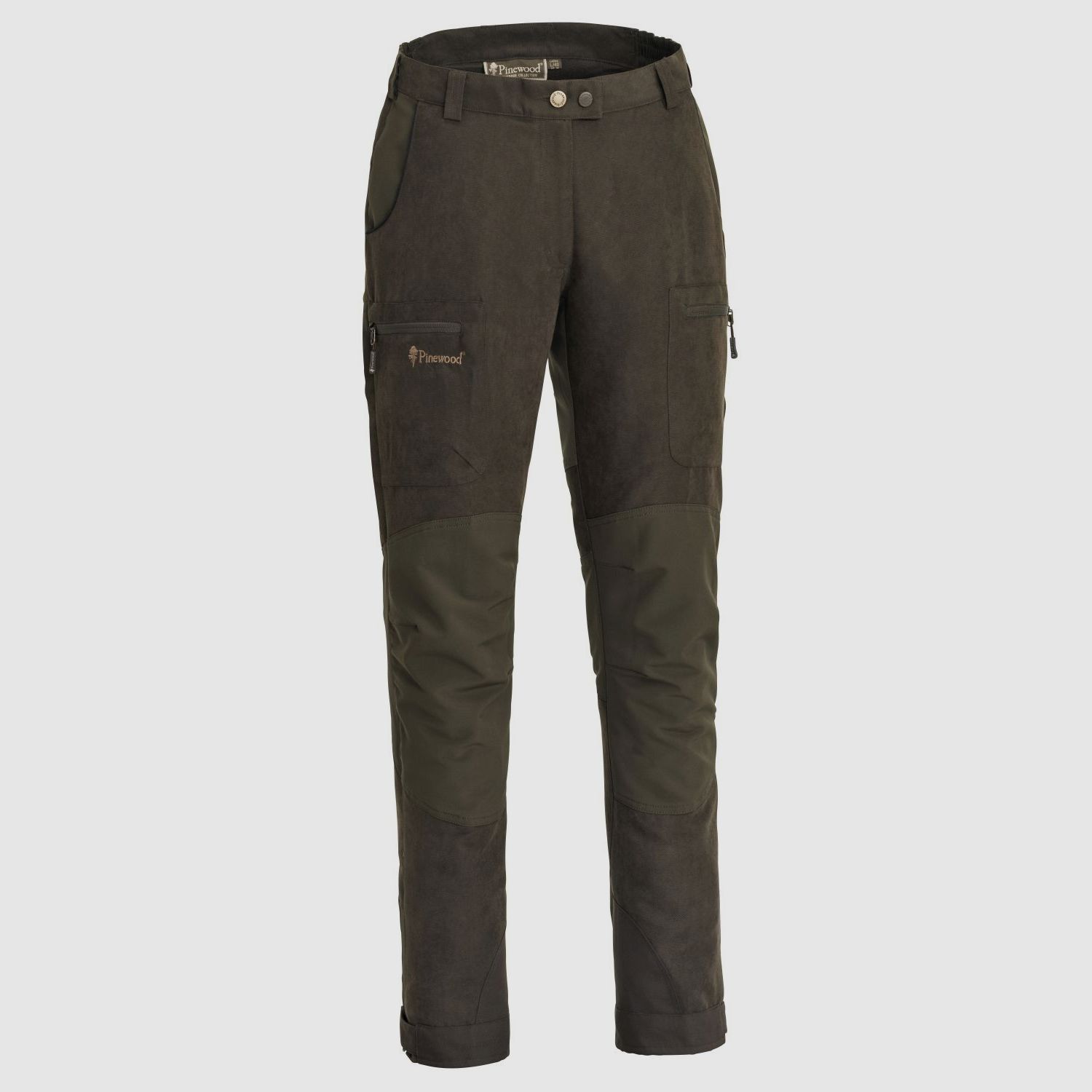 Pinewood Hose Caribou Hunt Extreme Suede brown/ D. Olive