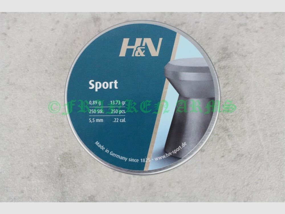 H&N Sport Diabolo 5,50mm 250 sztuk, zdjęcie 2 z 2