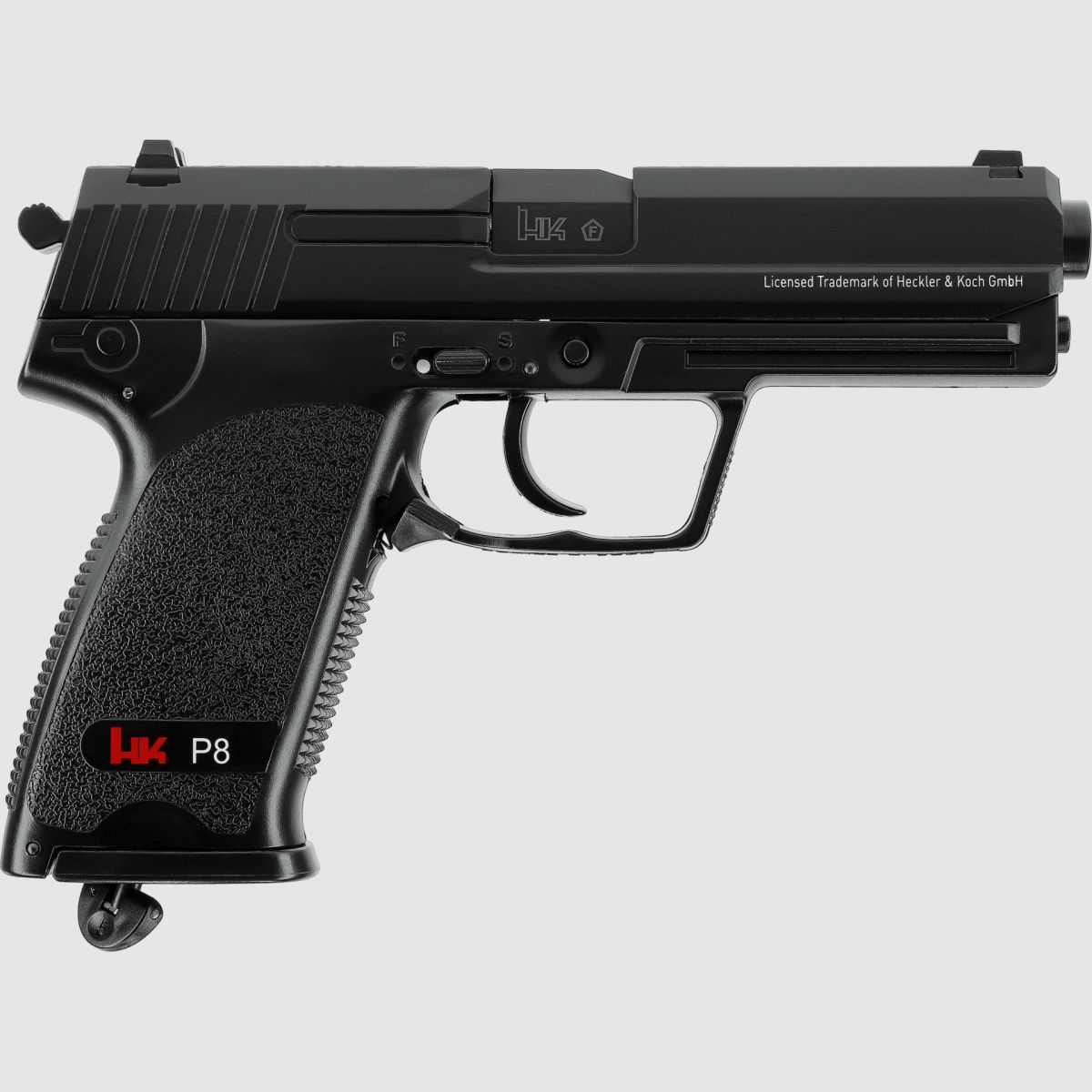 H&K P8 Co2 Airsoft in zwart -F-