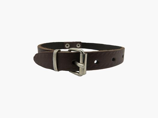 Collier en cuir 14 mm X 34 cm