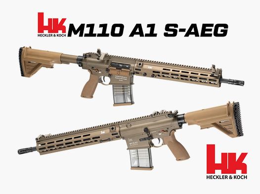 Airsoft rifle HK M110 A1 S-AEG New!