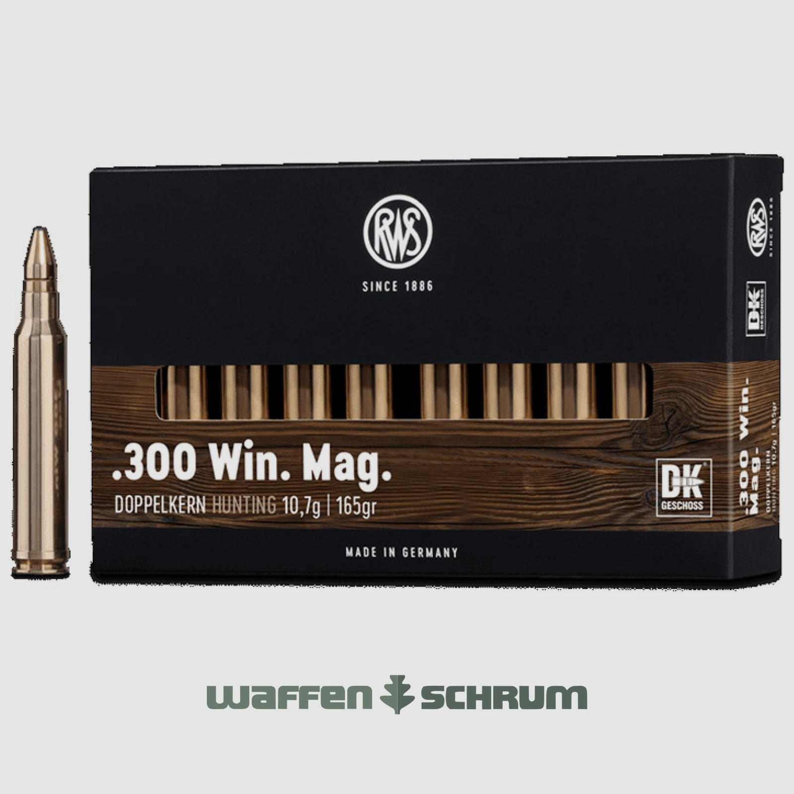RWS Doppelkern 10,7g - 165gr .300WinMag