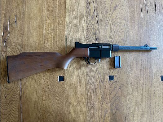 Landmann-Preetz zelfladende geweer JGL kal. .22 Win Mag. halfautomaat