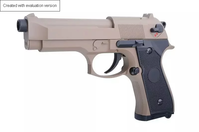 ASG-Pistole CYMA CM126 – tan (ohne Akku), Bild 6 von 18