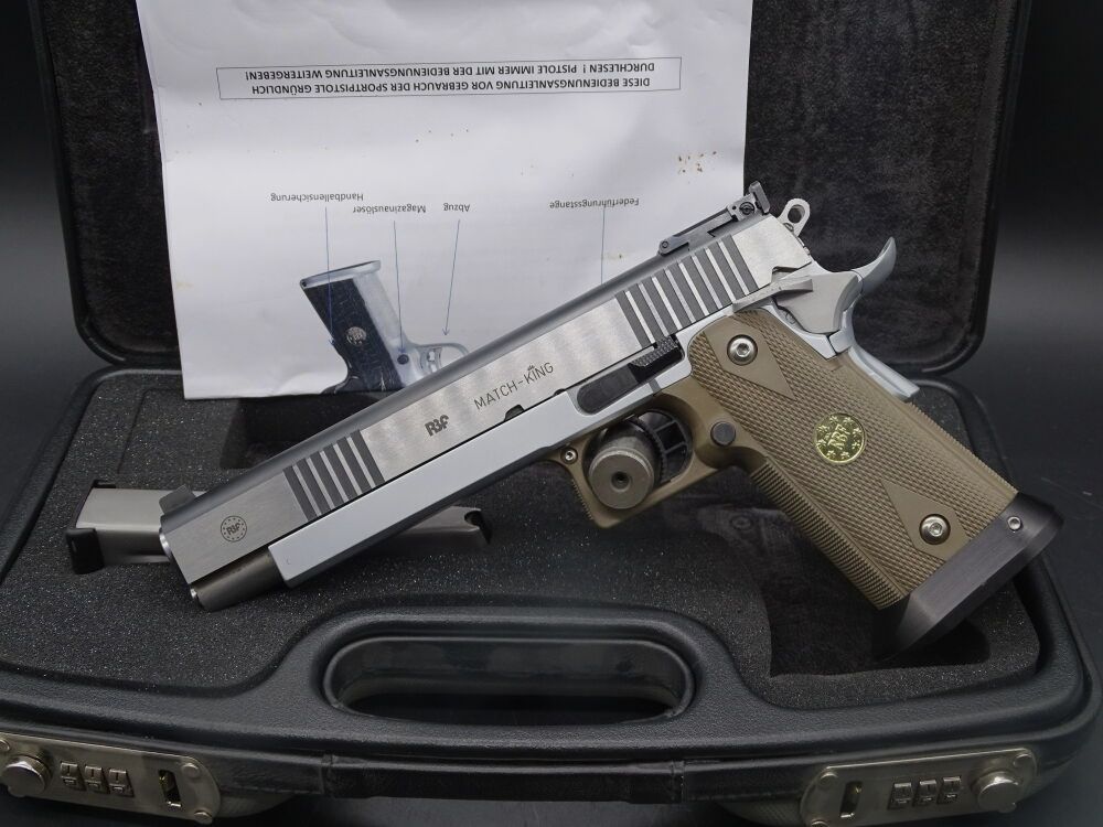 RBF 1911 Match King Premium Series Handmade in Germany 6" Kaliber 9mm Luger 1911 Match King LP 3200 Euro