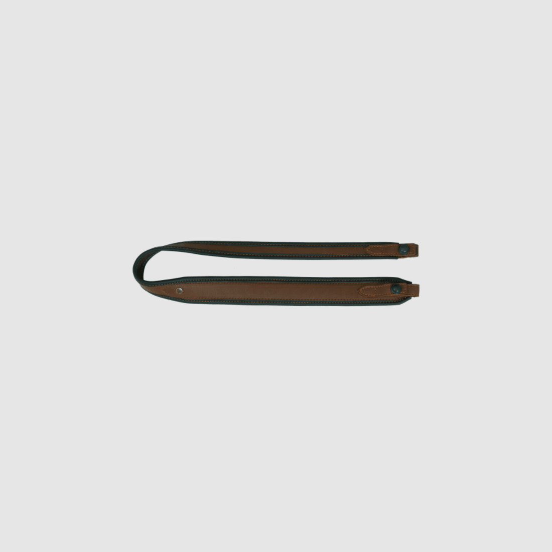 AKAH Gewehrriemen Elchleder mit Blitzriemenknopf