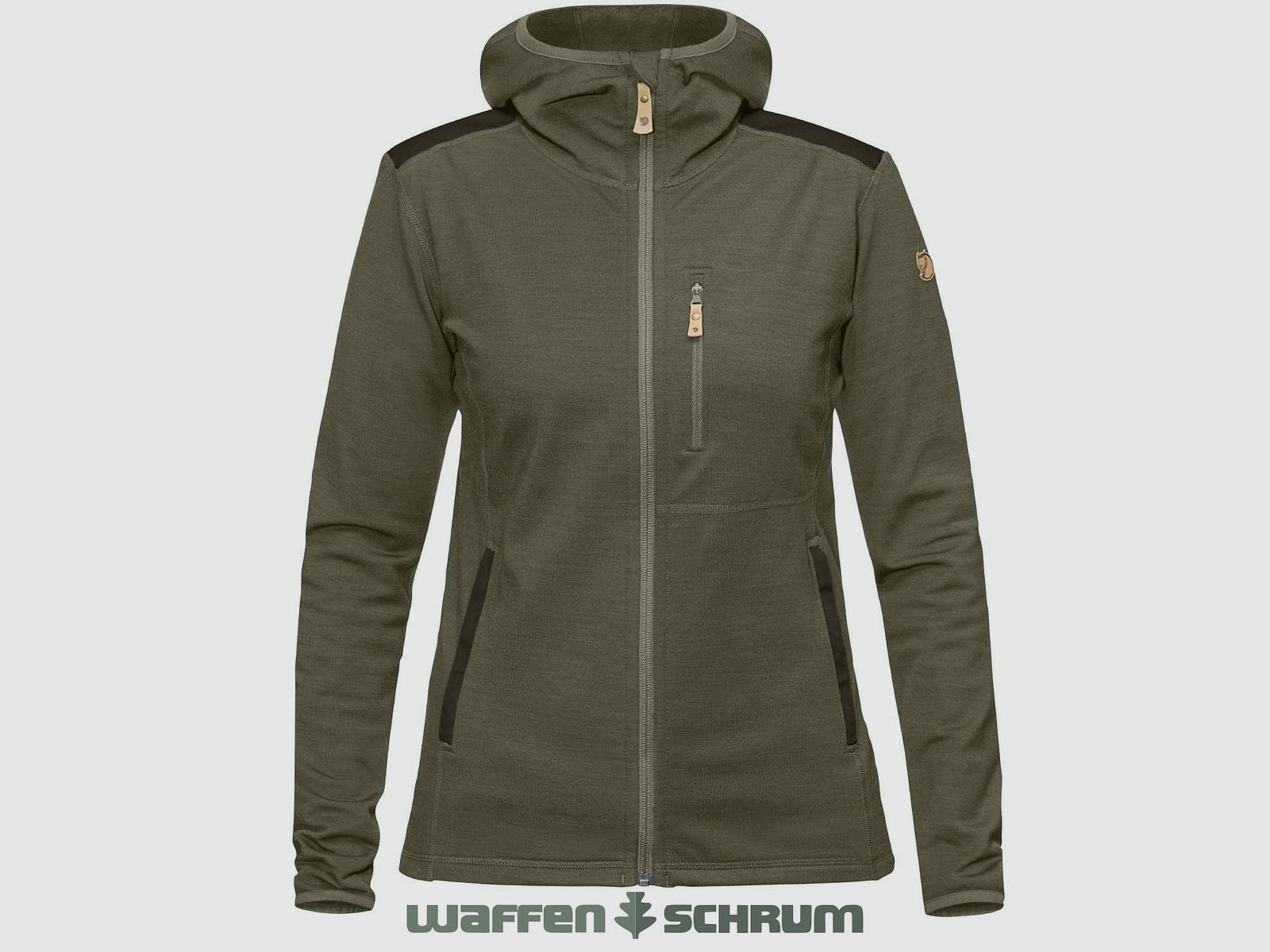 Fjällräven Fleece Jacket Keb Laurel Green-Deep Forest