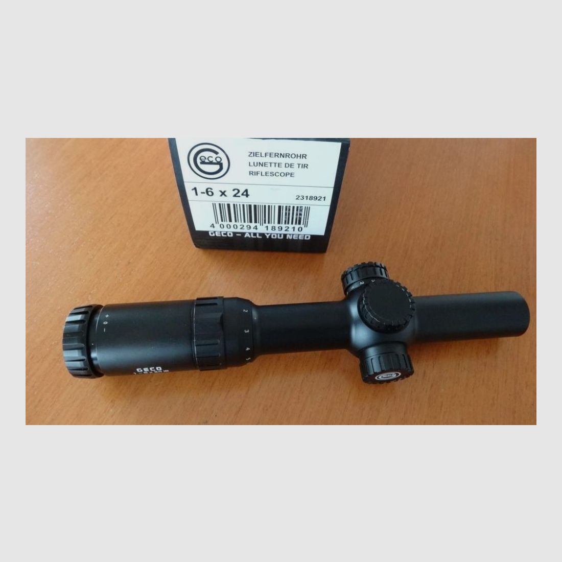 GECO 1-6x24 Lunette de tir Gold