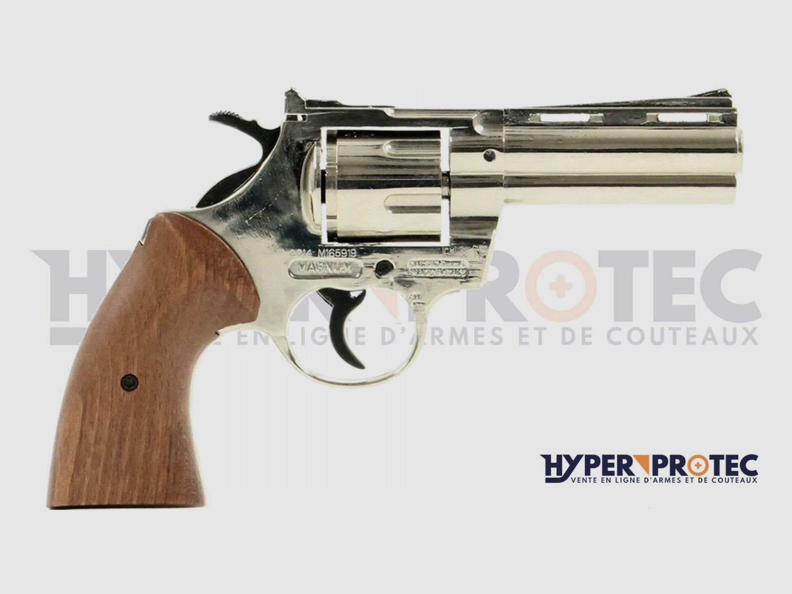 Bruni Magnum - Alarmrevolver - Chroom, afbeelding 3 van 7