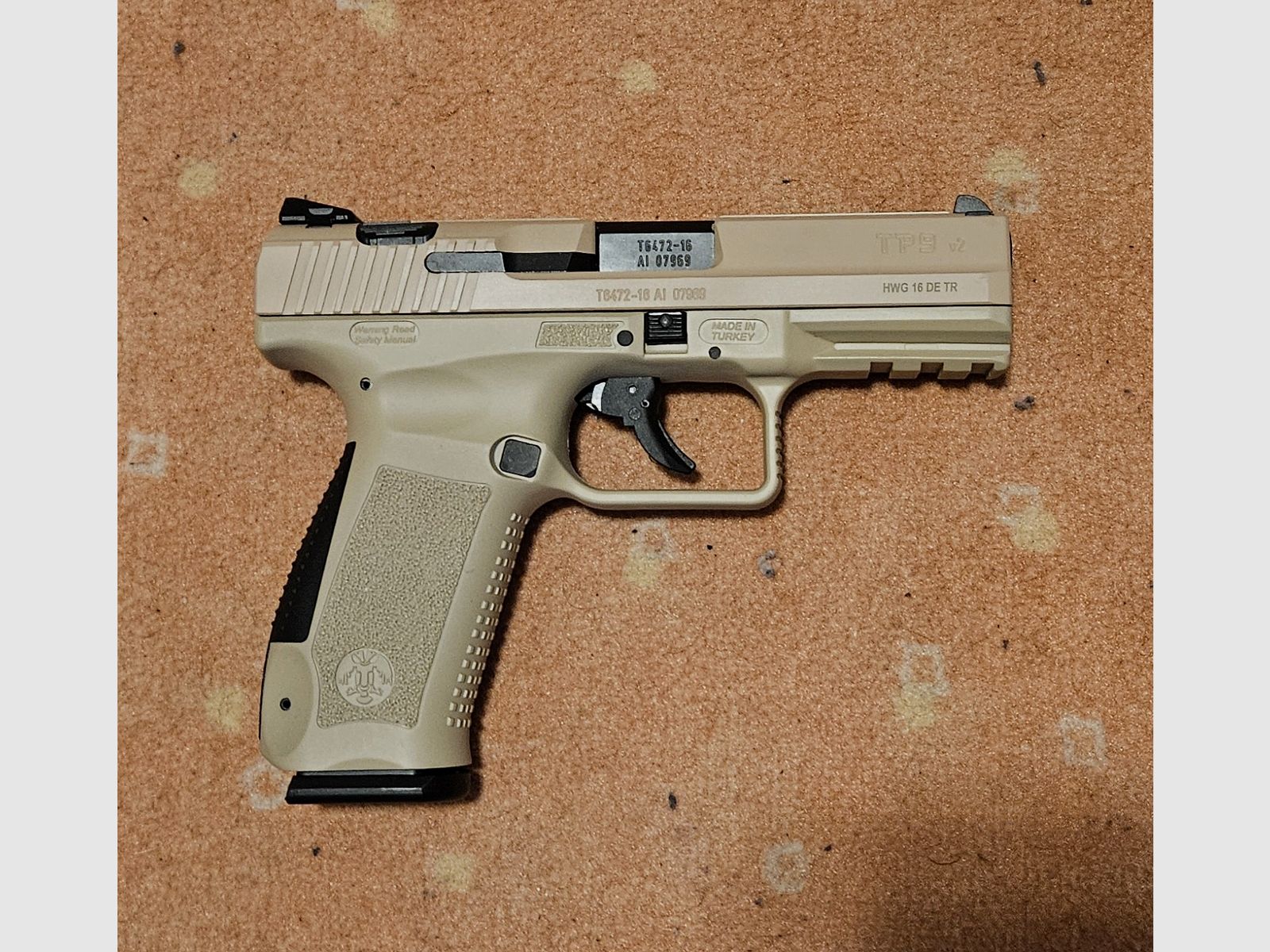 Canik, TP9 V2 FDE, 9mm, imagen 1 de 5