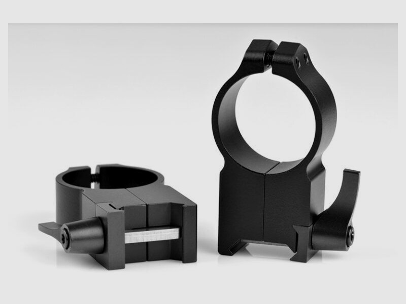 Warne QD-Ringe QD Stahl Ringe 30mm Weaver vertikal geteilt