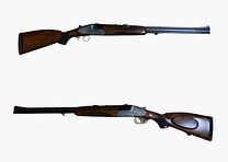 Double rifle Merkel 8x75RS with 2x Schmidt & Bender scopes