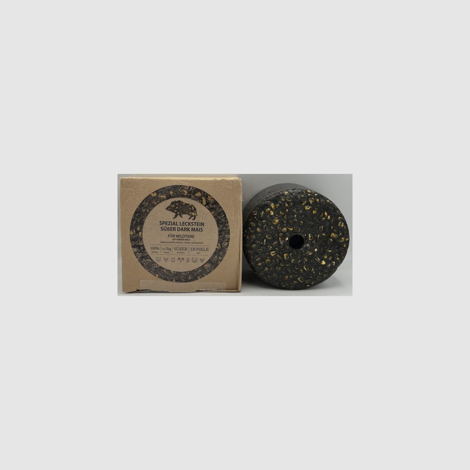 Sucette Sauvage Pierre à Lécher Sombre Maïs Sucré 3 kg