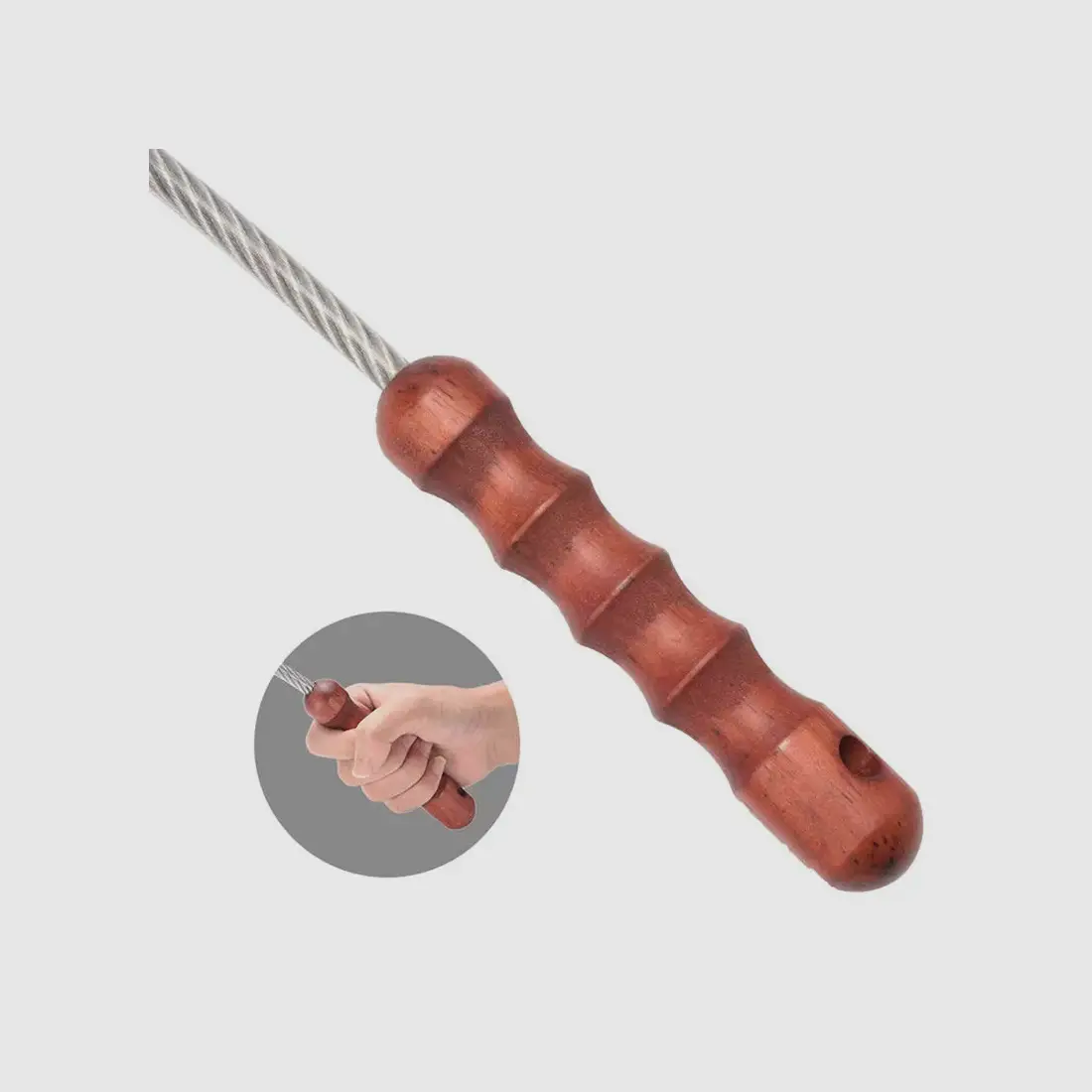 Dulwhip Selbstverteidigungsstock mit Holzgriff, Bild 2 von 4