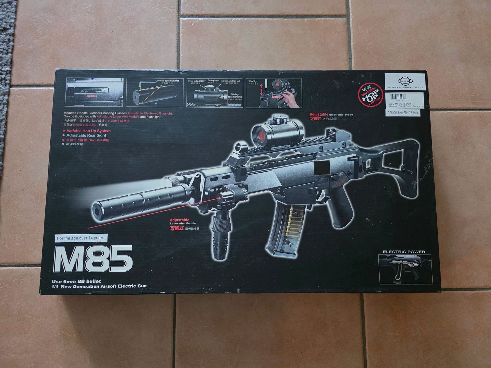 2x Sofairgewehre M85 y cm.023 Nuevo