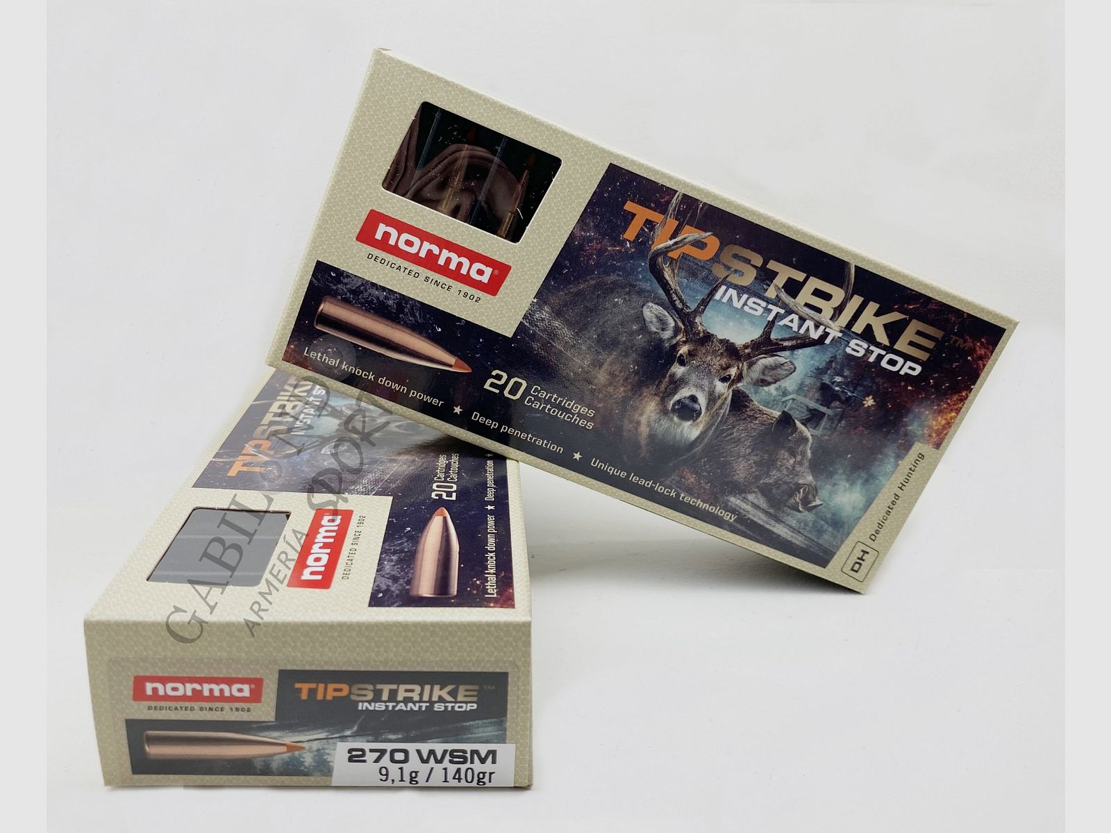 Munition Norma 270 WSM TipStrike 140 gr
