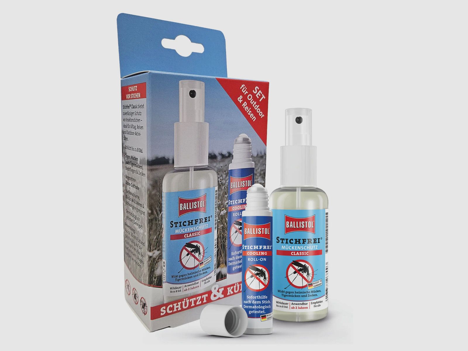 Ballistol Stichfrei Set – Mückenschutz & Soforthilfe
