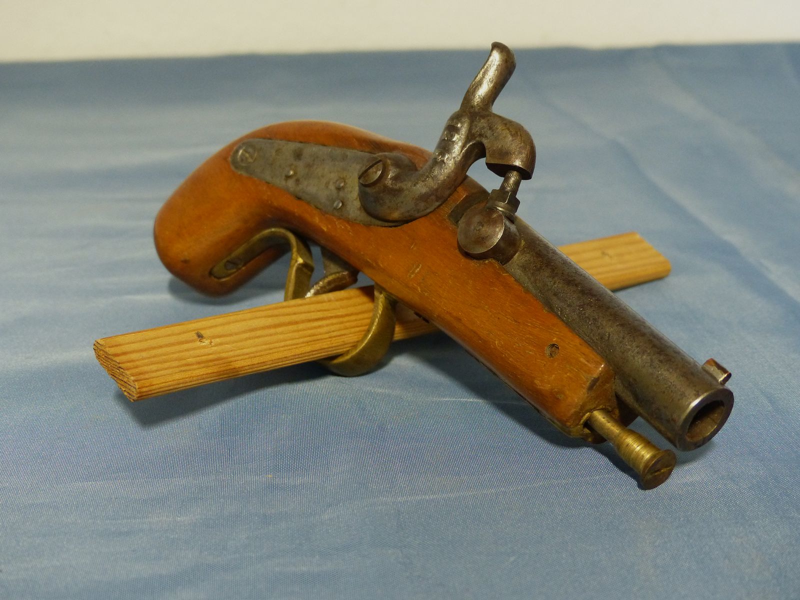 Vorderlader Perkussion Pistole Derringer antik vintage
