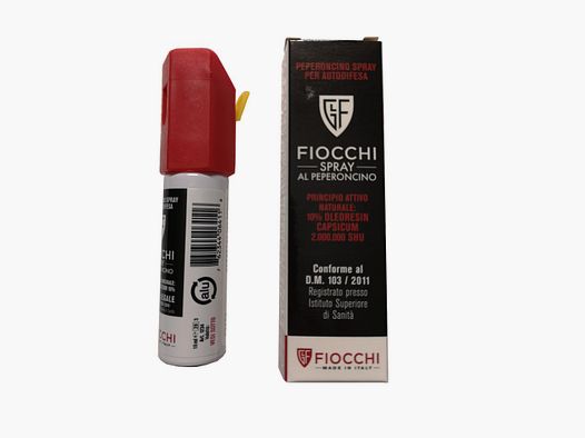 SPRAY AL PEPERONCINO FIOCCHI OLEORESIN CAPSICUM 2.000.000 SHU SELF DEFENCE SPRAY